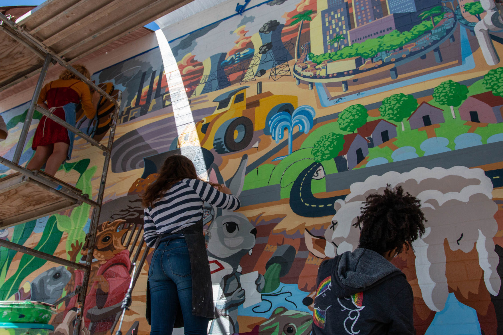 Flagstaff high mural